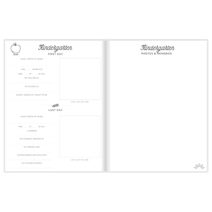 Blue Doodle School Memory Journal