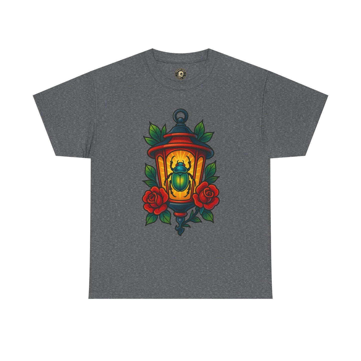 Vintage Lantern Beetle Unisex Heavy Cotton Tee - Eccentric Nature Lover Gift, 90s Aesthetic T-Shirt, Botanical Art Apparel, Summer [...]