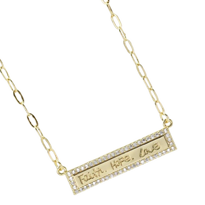 Faith Hope Love Gold