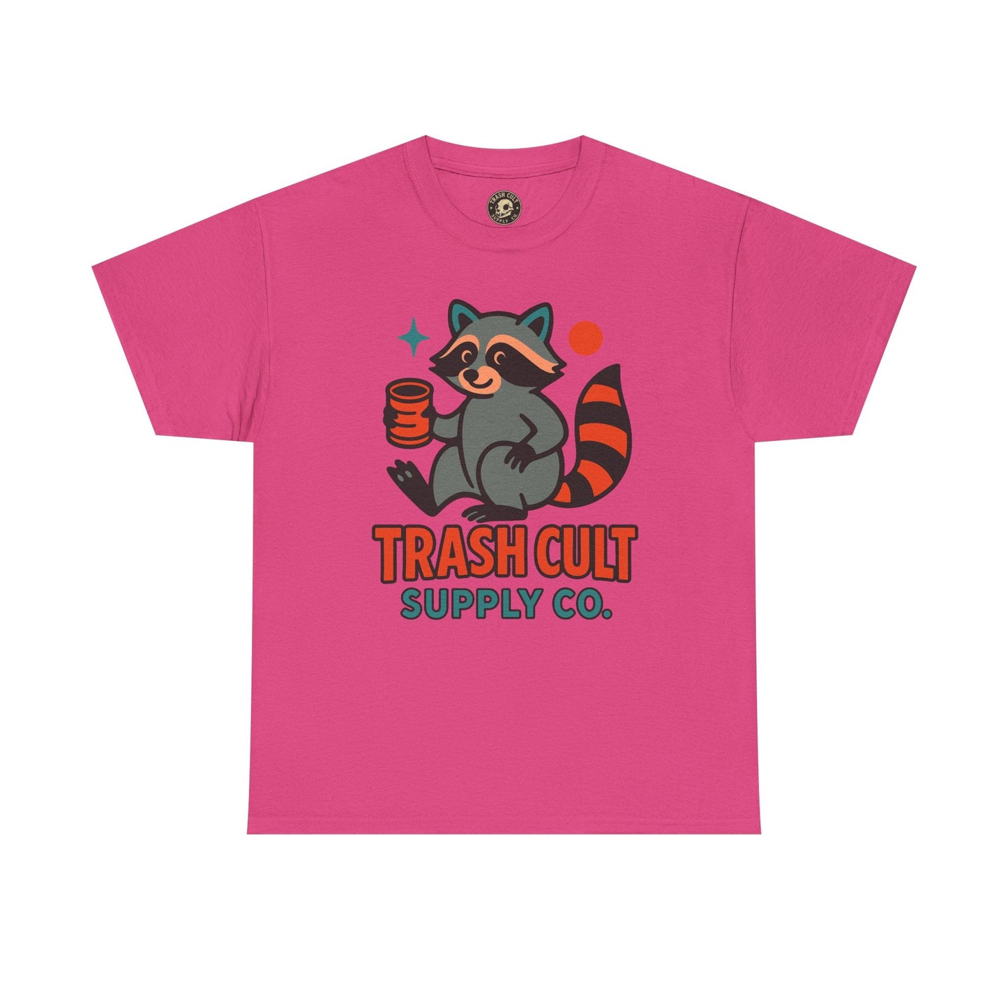 Trash Cult Supply Co. Unisex Heavy Cotton Tee, Eco-Friendly Tee, Gift for Raccoon Lovers, Cute Graphic T-Shirt, Trendy Streetwear, [...]