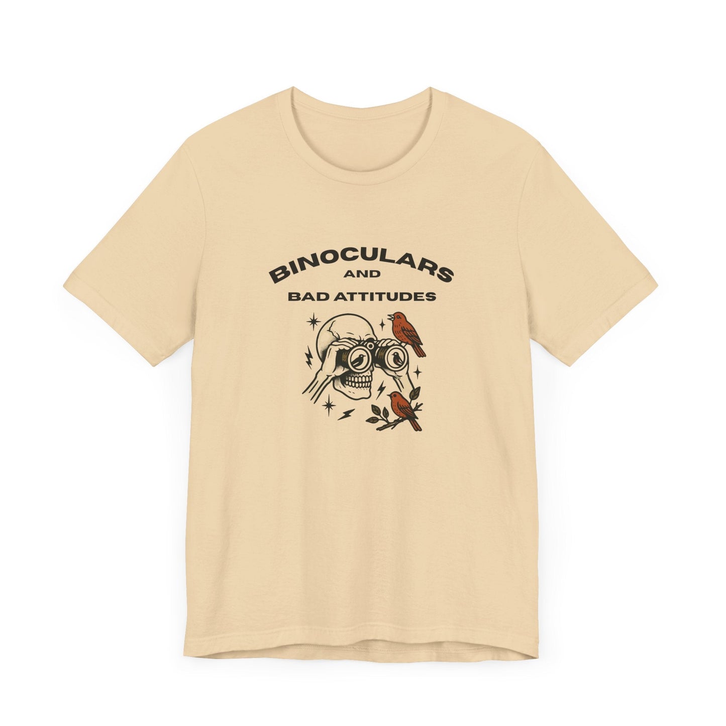 Bird Watching Is Hardcore T-Shirt | Funny Punk Birder Shirt for Misfits & Field Freaks