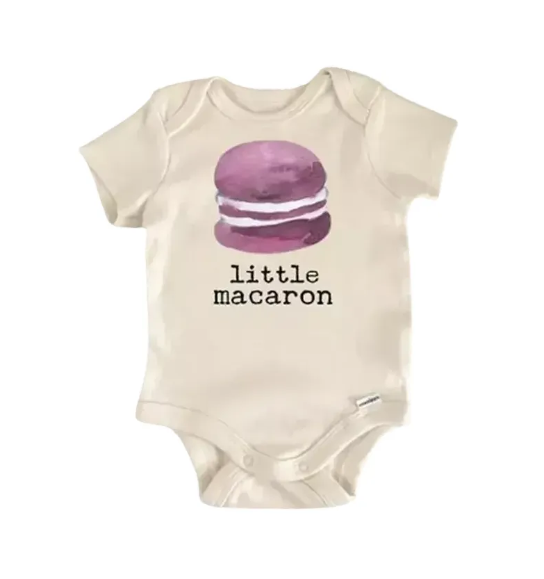 Macaron France Baking Newborn Baby Onesie® Bodysuit