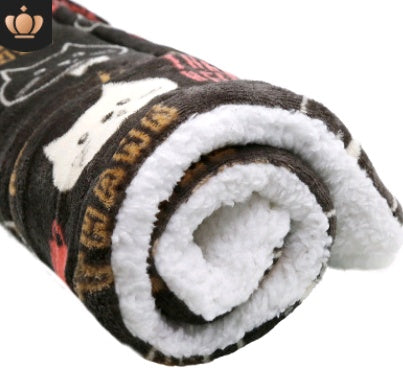 Cute Printed Pet Blankets Mats