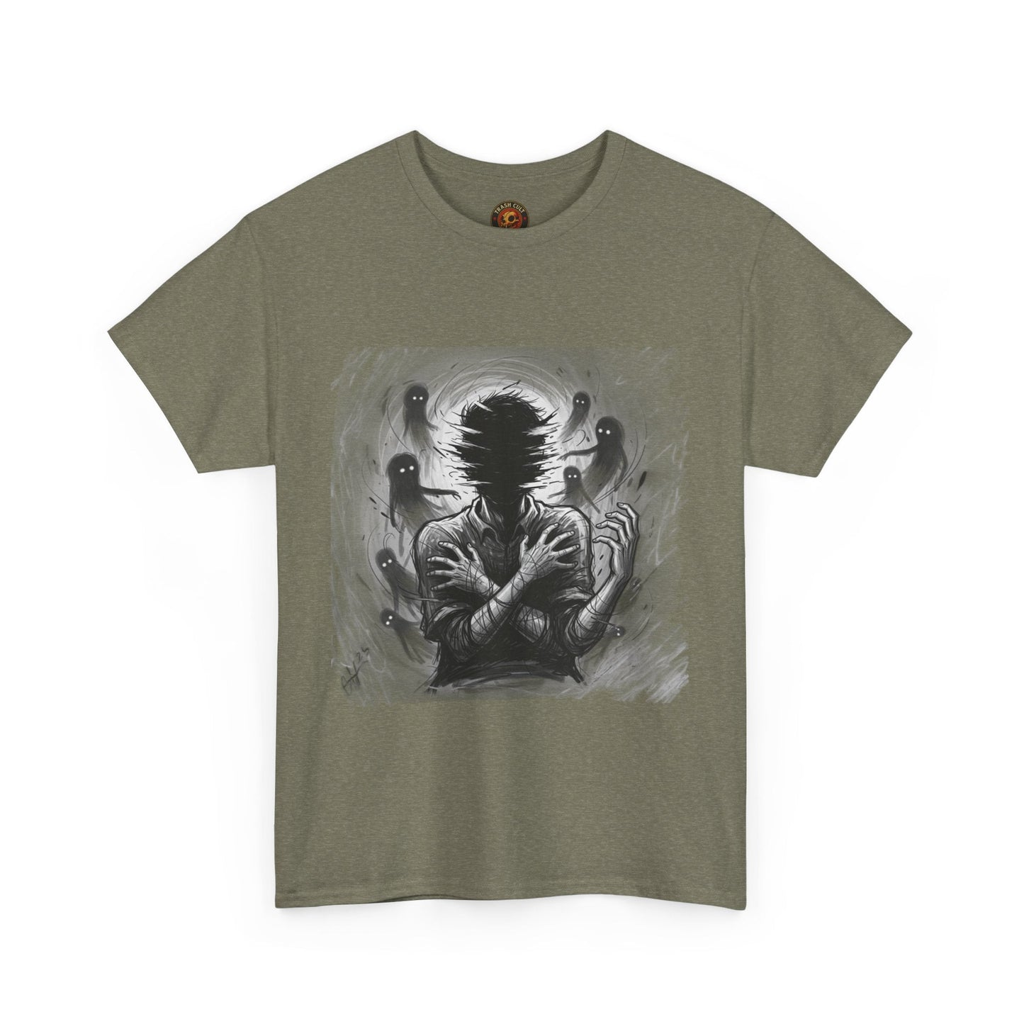 Xian Allen x Trash Cult Shirt – “Don’t Let Them In” | Ghost Spiral Emotional Horror Tee