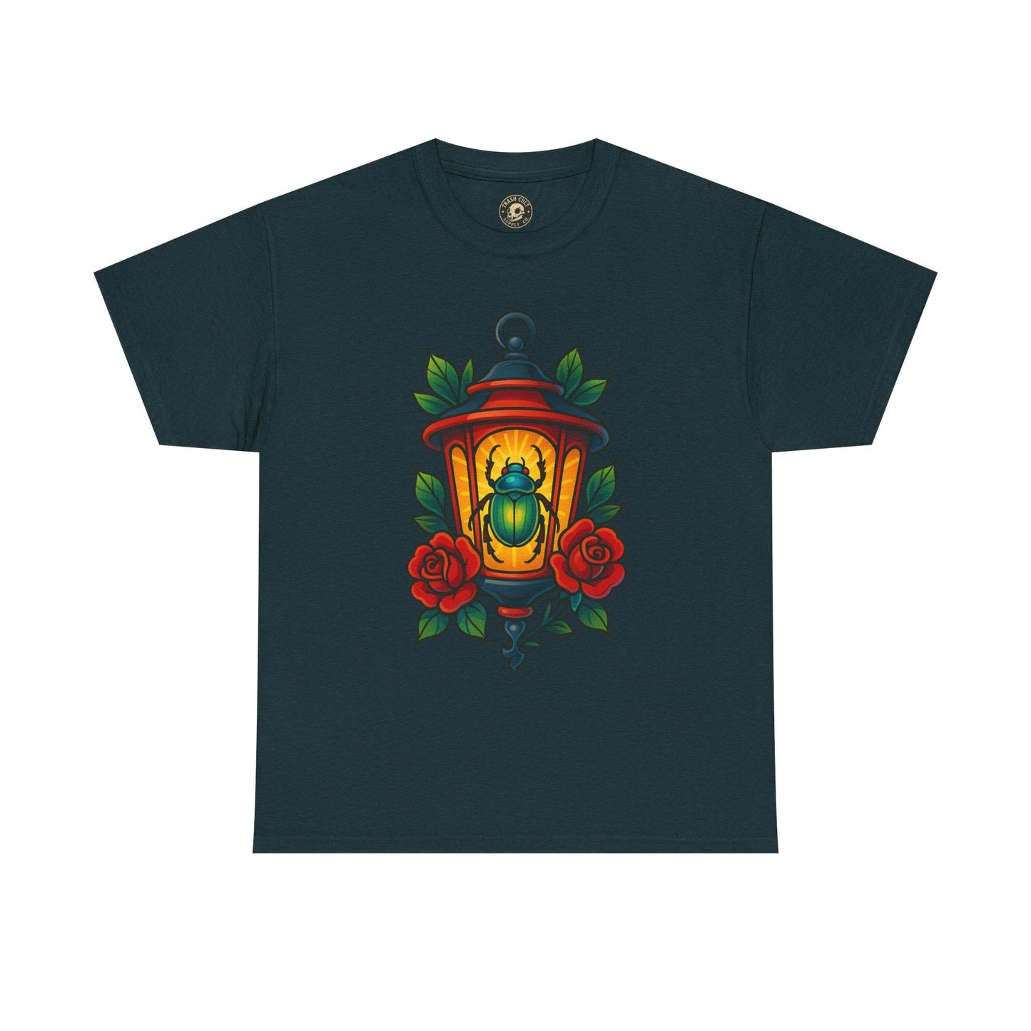 Vintage Lantern Beetle Unisex Heavy Cotton Tee - Eccentric Nature Lover Gift, 90s Aesthetic T-Shirt, Botanical Art Apparel, Summer [...]