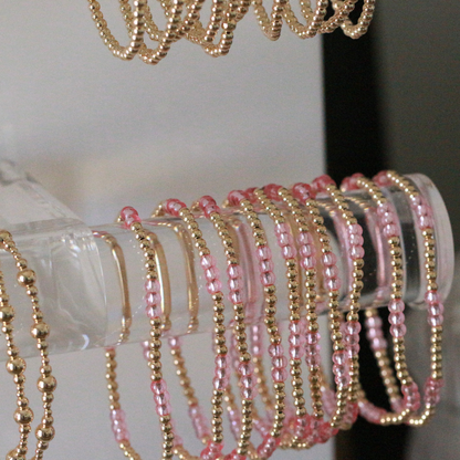 Allie Bracelet - Gold Filled Beaded Bracelet - 14k Gold Filled