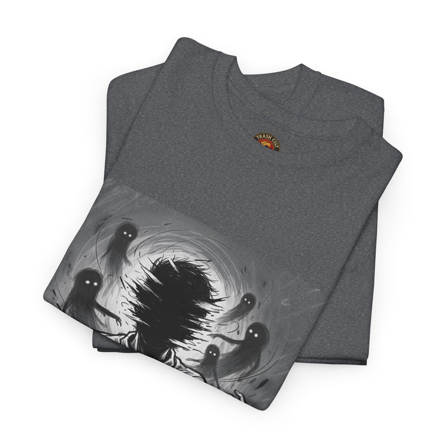 Xian Allen x Trash Cult Shirt – “Don’t Let Them In” | Ghost Spiral Emotional Horror Tee