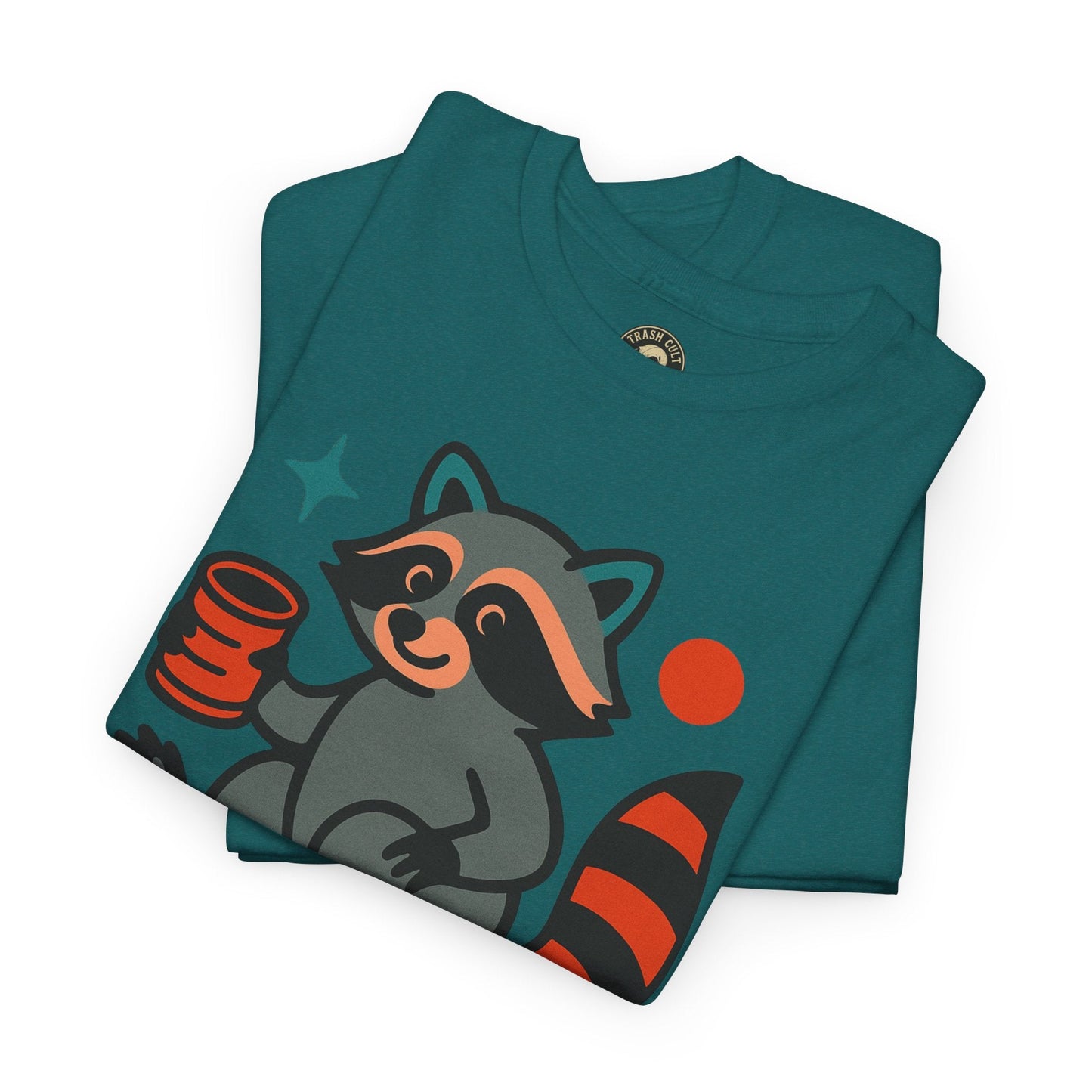 Trash Cult Supply Co. Unisex Heavy Cotton Tee, Eco-Friendly Tee, Gift for Raccoon Lovers, Cute Graphic T-Shirt, Trendy Streetwear, [...]