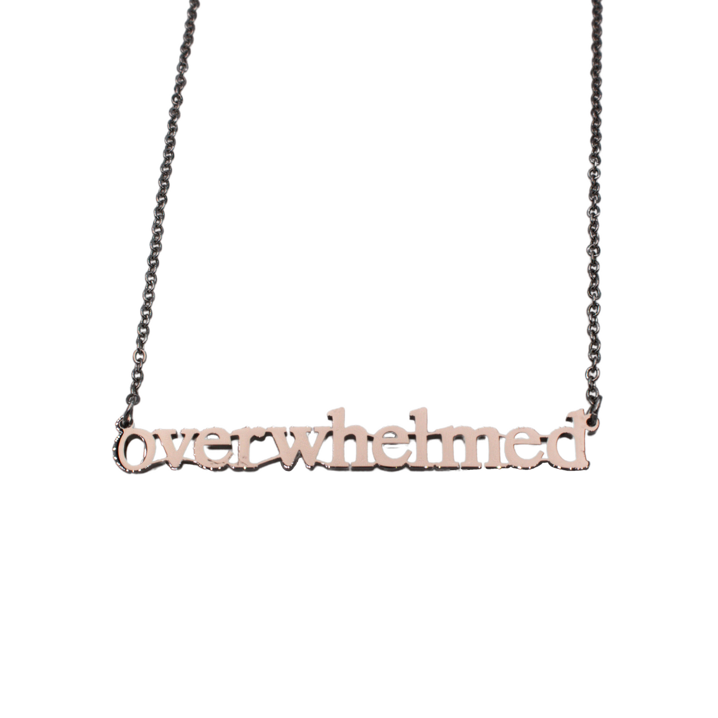 Overwhelmed Cutout Necklace