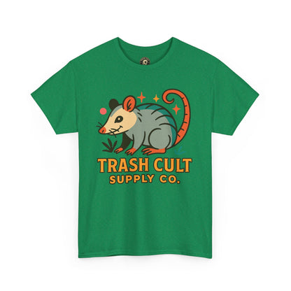 Trash Cult Unisex Cotton Tee, Trendy Apparel, Gift for Nature Lovers, Eco-Friendly Fashion, Unique Graphic Tee, Beach Casual Wear