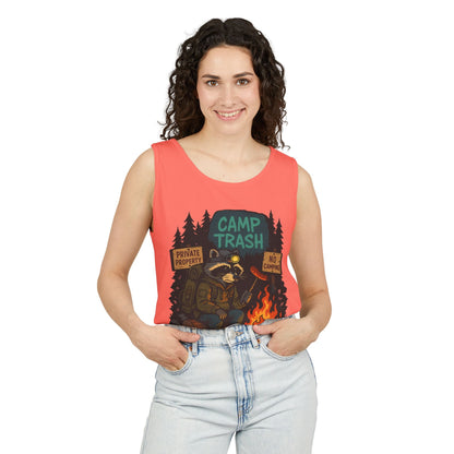 Camp Trash Raccoon Tank Top – Feral & Off-Grid Summer Shirt by Trash Cult