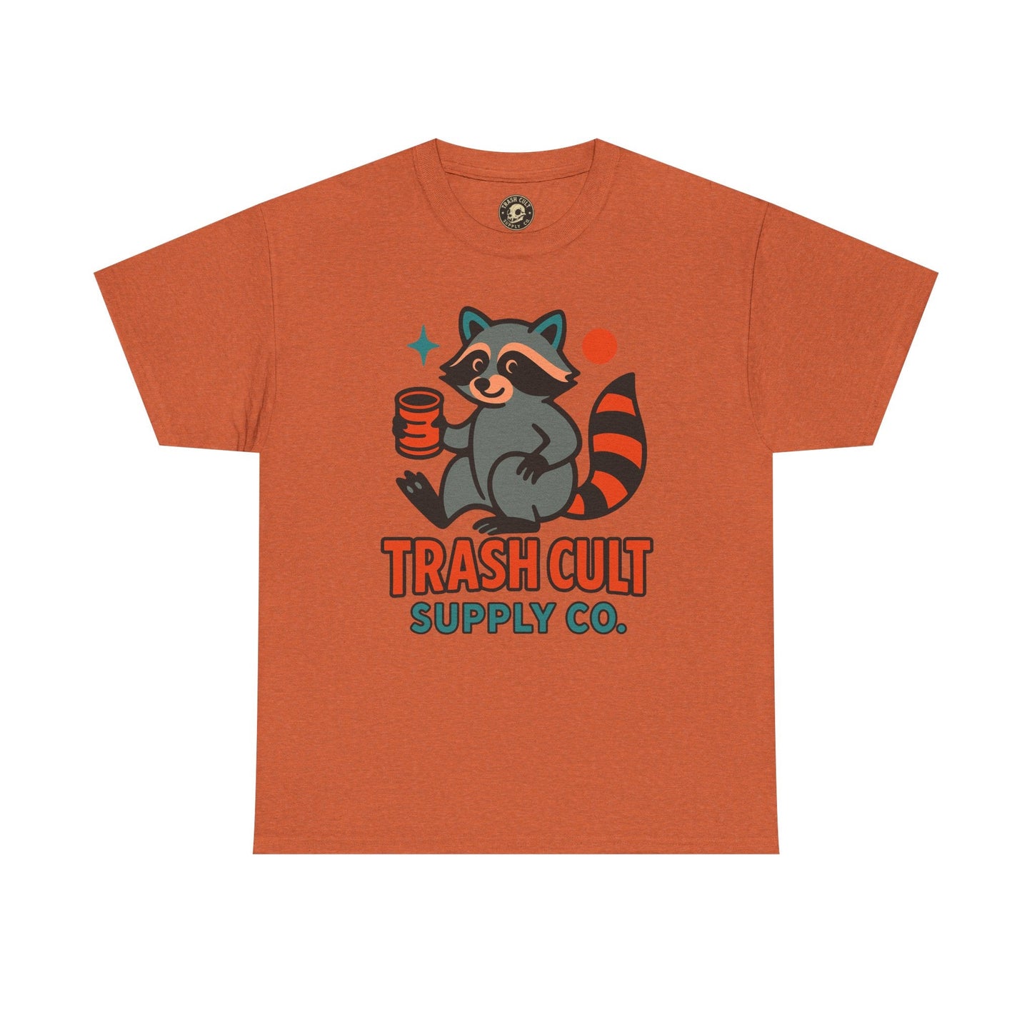 Trash Cult Supply Co. Unisex Heavy Cotton Tee, Eco-Friendly Tee, Gift for Raccoon Lovers, Cute Graphic T-Shirt, Trendy Streetwear, [...]