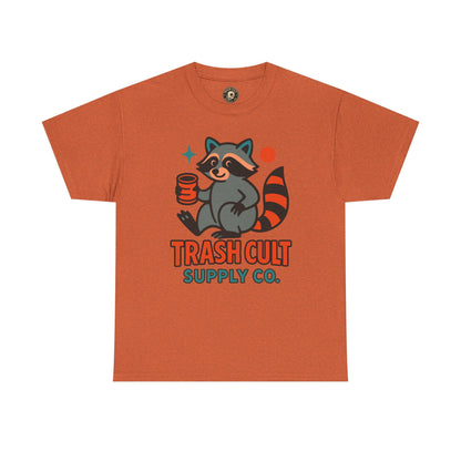 Trash Cult Supply Co. Unisex Heavy Cotton Tee, Eco-Friendly Tee, Gift for Raccoon Lovers, Cute Graphic T-Shirt, Trendy Streetwear, [...]