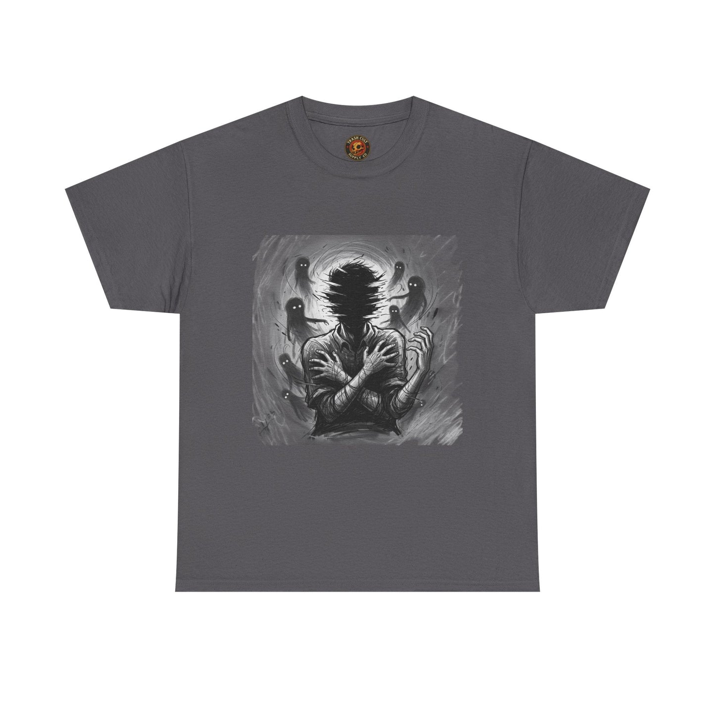 Xian Allen x Trash Cult Shirt – “Don’t Let Them In” | Ghost Spiral Emotional Horror Tee