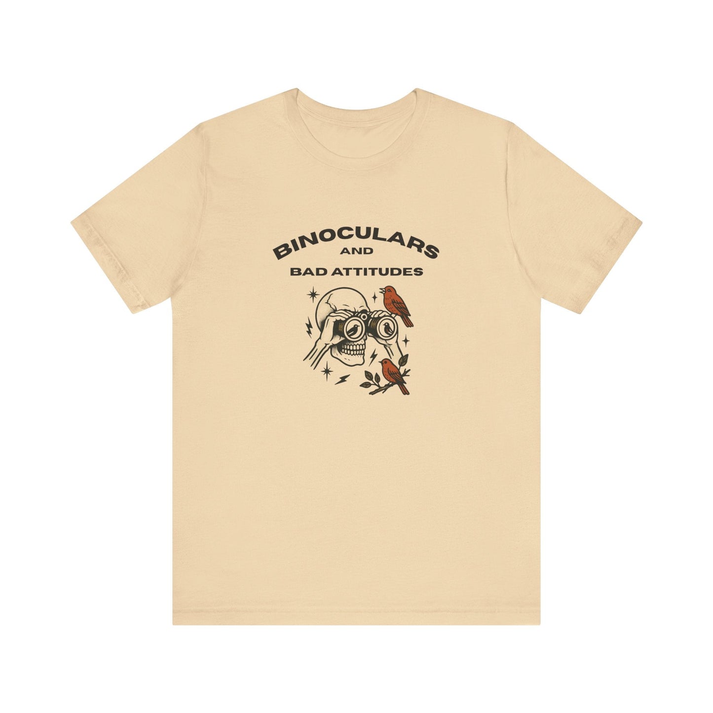 Bird Watching Is Hardcore T-Shirt | Funny Punk Birder Shirt for Misfits & Field Freaks