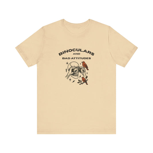 Bird Watching Is Hardcore T-Shirt | Funny Punk Birder Shirt for Misfits & Field Freaks