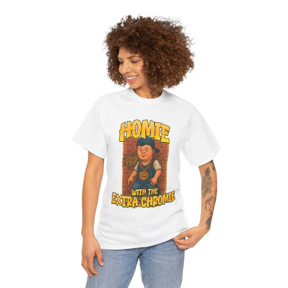 Homie with the Extra Chromie Shirt – Fun Supportive Tee for Down Syndrome Awareness – Gildan 5000