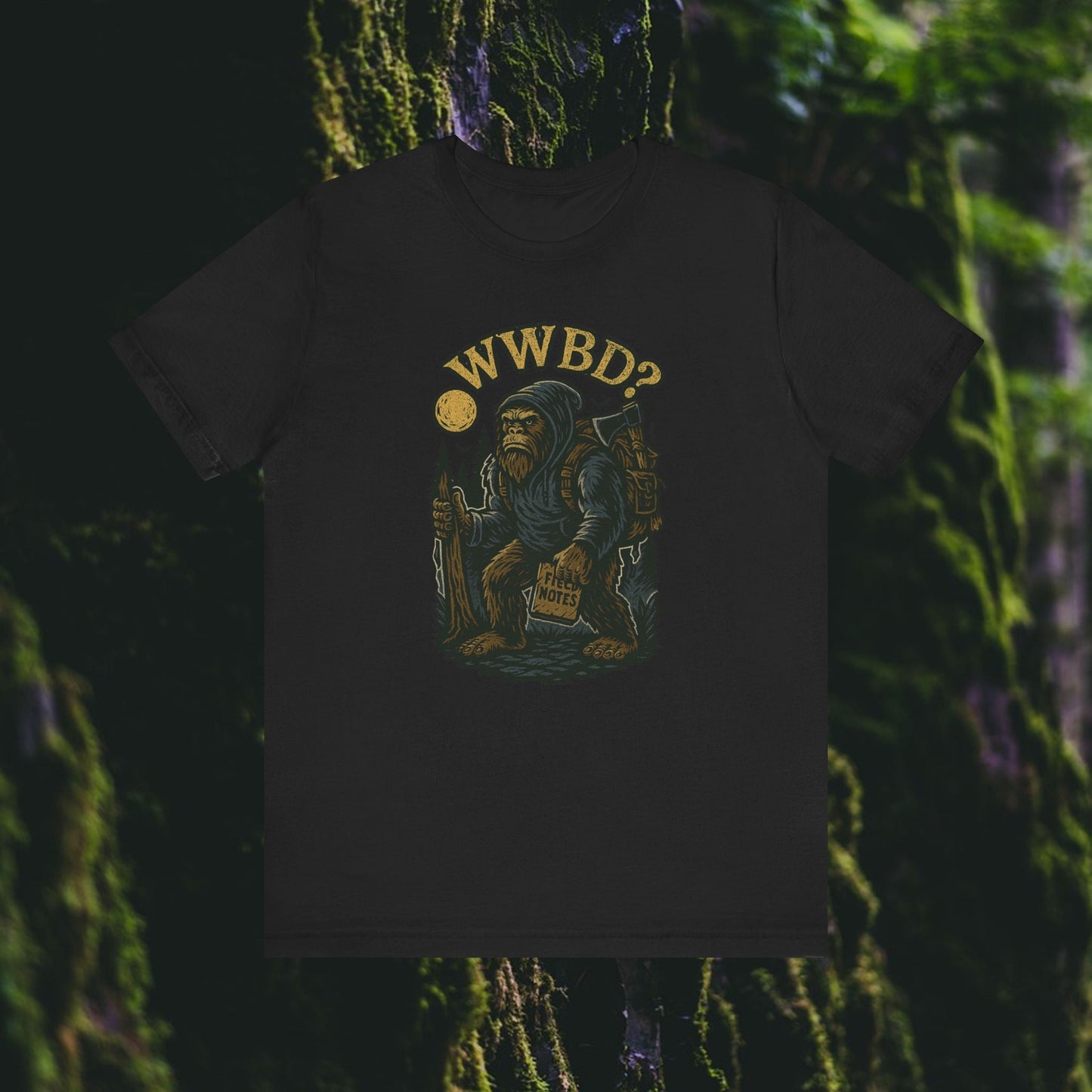 WWBD–What Would Bigfoot Do? Unisex T-Shirt
