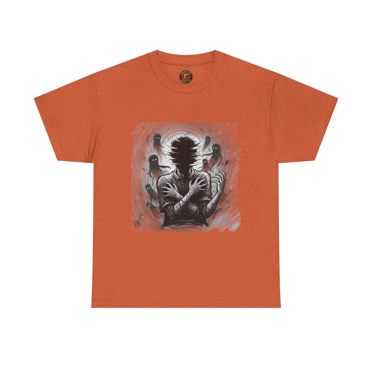 Xian Allen x Trash Cult Shirt – “Don’t Let Them In” | Ghost Spiral Emotional Horror Tee