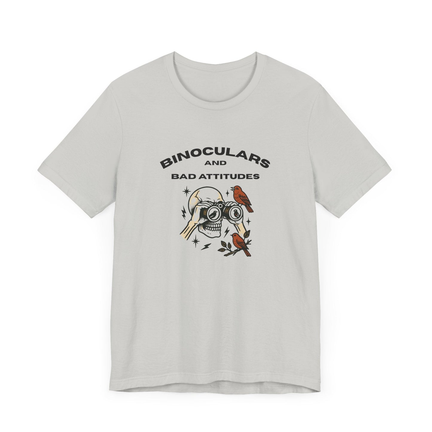 Bird Watching Is Hardcore T-Shirt | Funny Punk Birder Shirt for Misfits & Field Freaks