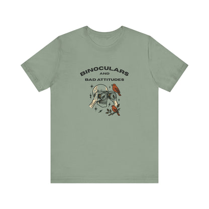Bird Watching Is Hardcore T-Shirt | Funny Punk Birder Shirt for Misfits & Field Freaks