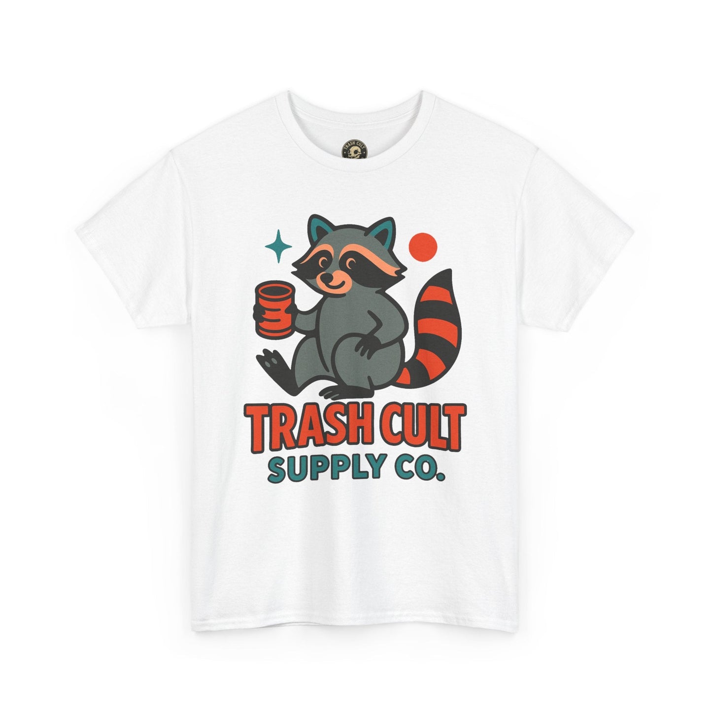 Trash Cult Supply Co. Unisex Heavy Cotton Tee, Eco-Friendly Tee, Gift for Raccoon Lovers, Cute Graphic T-Shirt, Trendy Streetwear, [...]