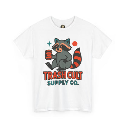 Trash Cult Supply Co. Unisex Heavy Cotton Tee, Eco-Friendly Tee, Gift for Raccoon Lovers, Cute Graphic T-Shirt, Trendy Streetwear, [...]