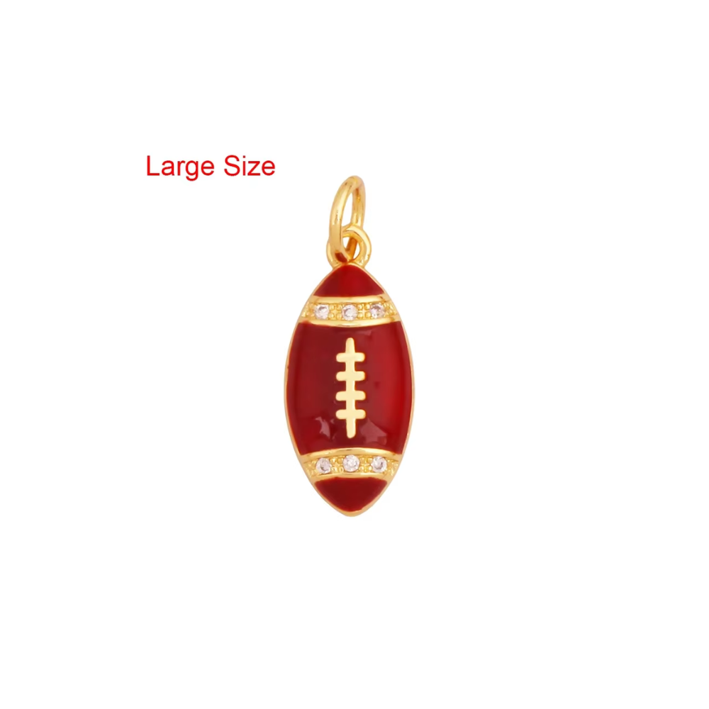 Game Day Football Charms