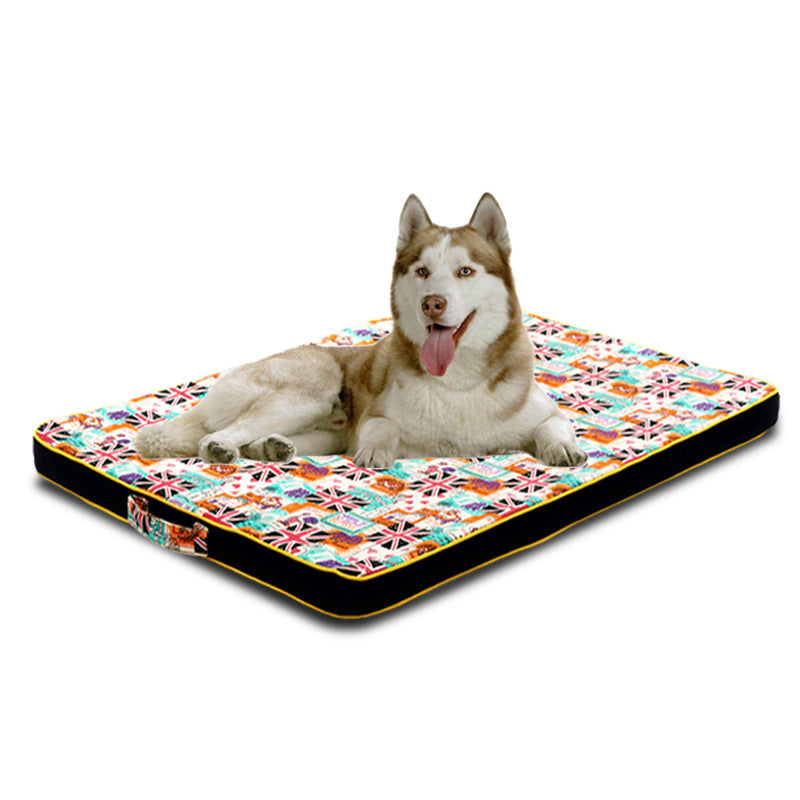 Thickened Printing Canvas Pet Mat