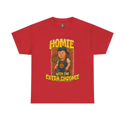 Homie with the Extra Chromie Shirt – Fun Supportive Tee for Down Syndrome Awareness – Gildan 5000