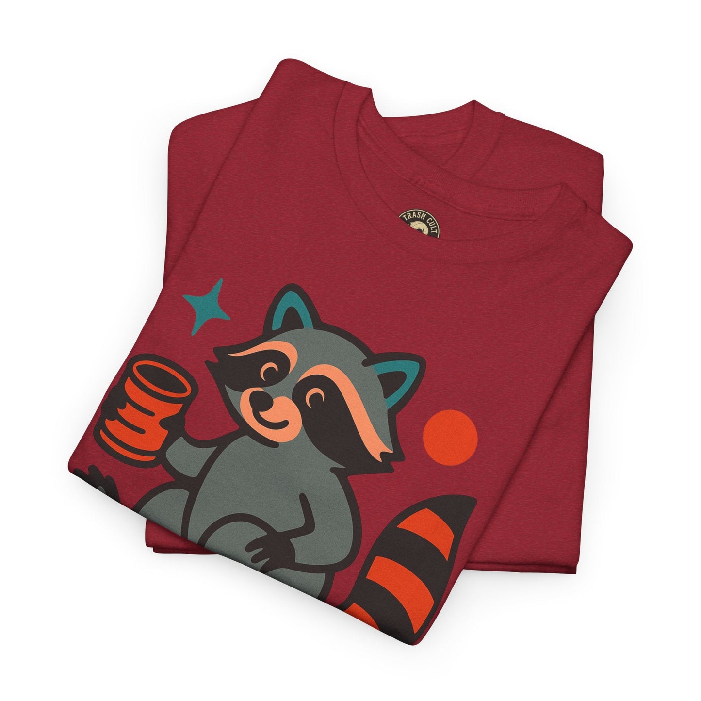 Trash Cult Supply Co. Unisex Heavy Cotton Tee, Eco-Friendly Tee, Gift for Raccoon Lovers, Cute Graphic T-Shirt, Trendy Streetwear, [...]