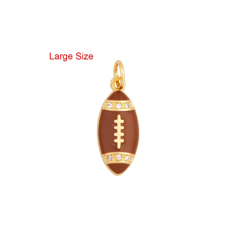 Game Day Football Charms