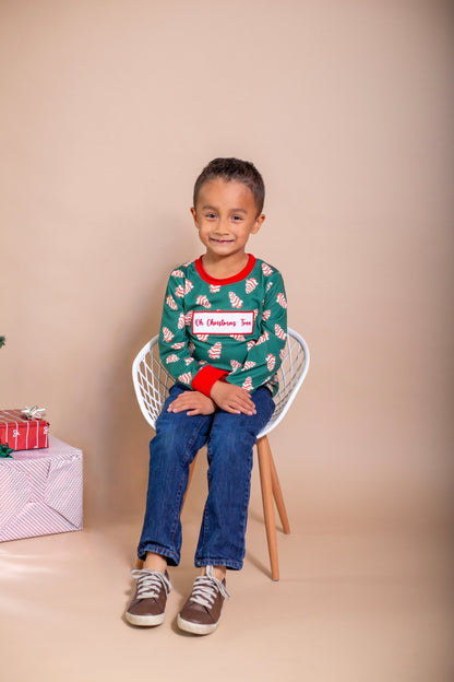 Christmas cakes smocked top