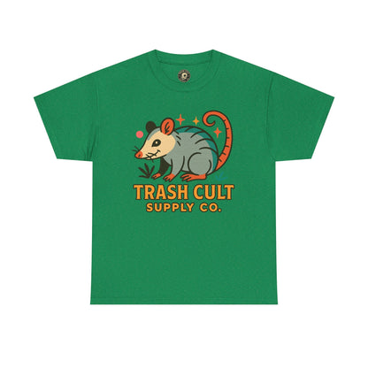 Trash Cult Unisex Cotton Tee, Trendy Apparel, Gift for Nature Lovers, Eco-Friendly Fashion, Unique Graphic Tee, Beach Casual Wear