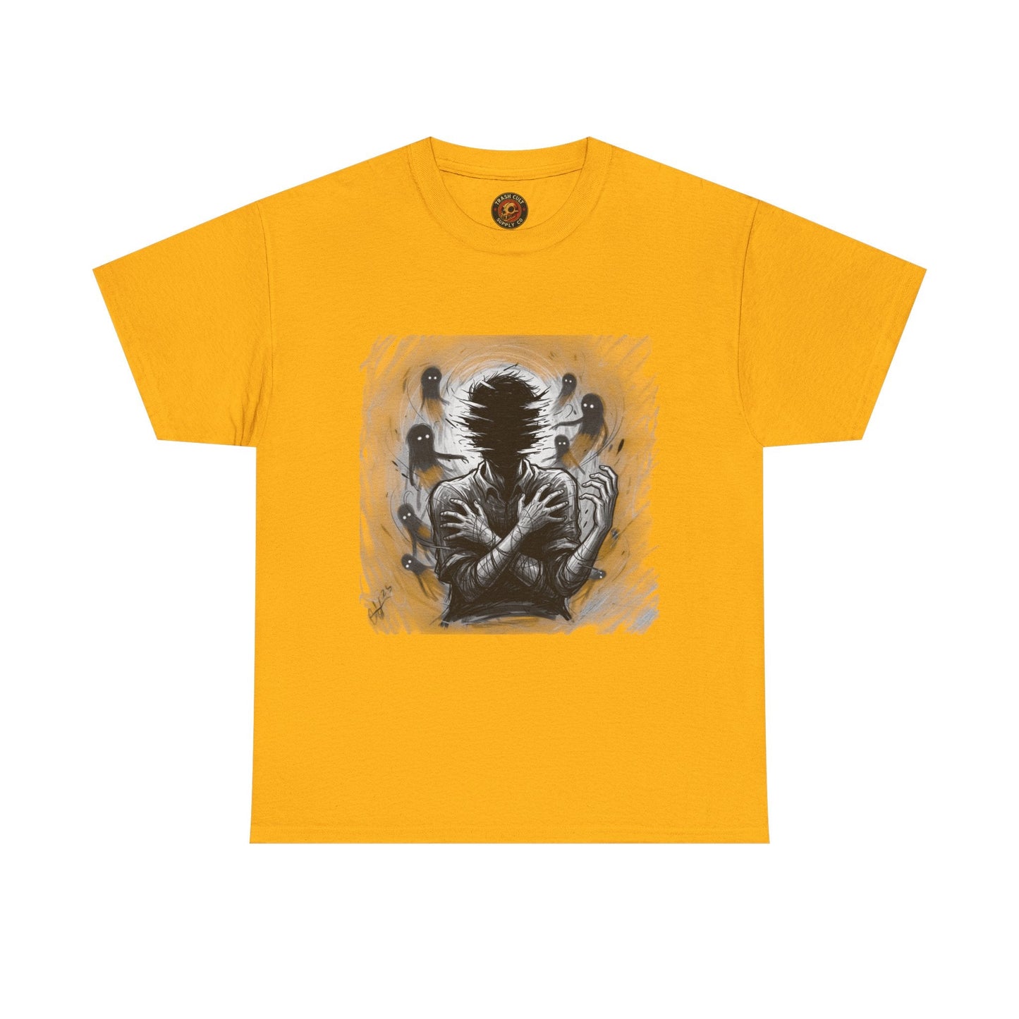 Xian Allen x Trash Cult Shirt – “Don’t Let Them In” | Ghost Spiral Emotional Horror Tee