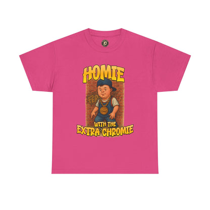 Homie with the Extra Chromie Shirt – Fun Supportive Tee for Down Syndrome Awareness – Gildan 5000