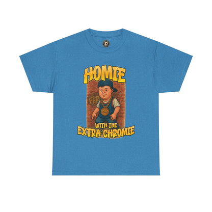 Homie with the Extra Chromie Shirt – Fun Supportive Tee for Down Syndrome Awareness – Gildan 5000