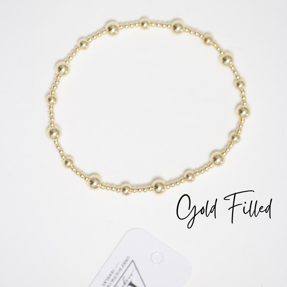 Ellie Beaded Bracelet 14k Gold Filled