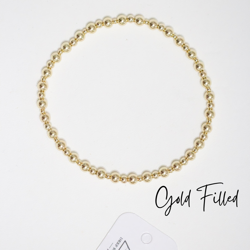 Lizzie Beaded Bracelet 14k Gold Filled