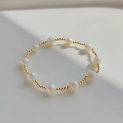 Harper Bracelet 14K Gold Plated Faux Freshwater Pearl