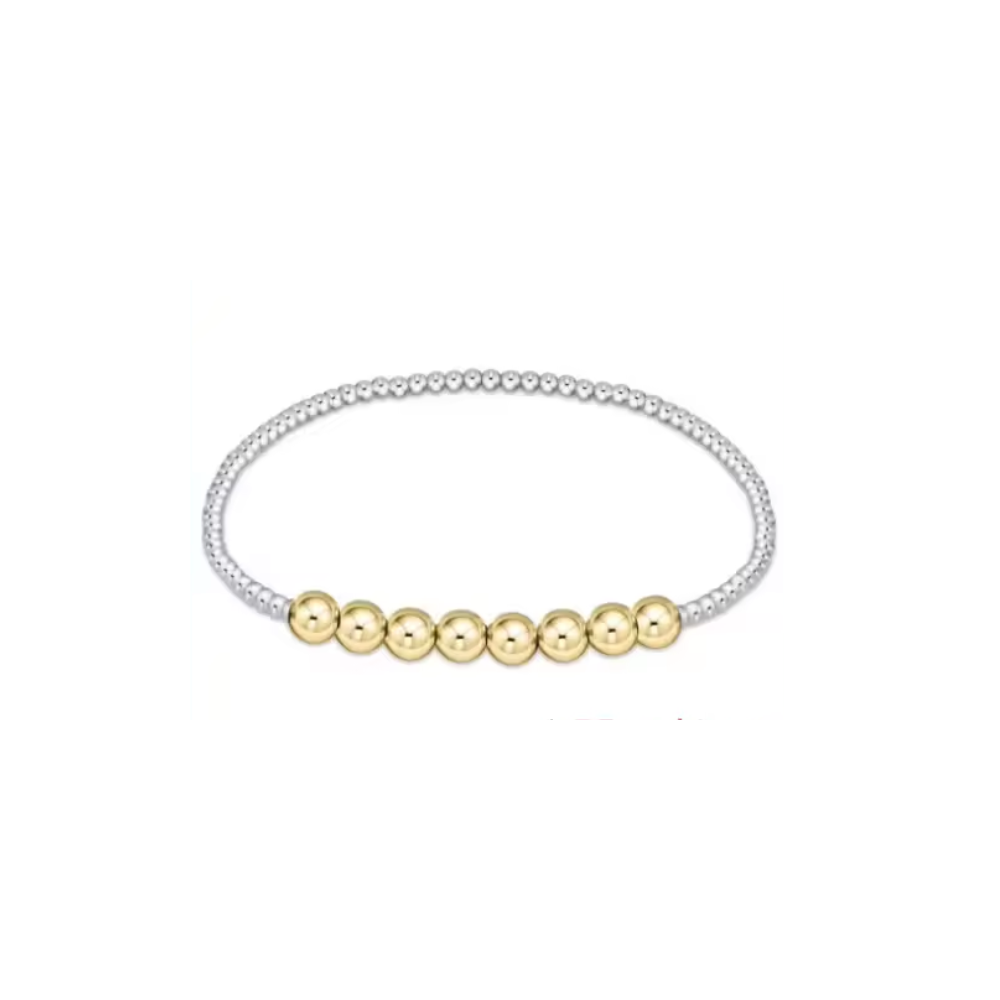 Marlow Bracelet ~ Mixed Metal 18k Gold Plated Non Tarnish Waterproof