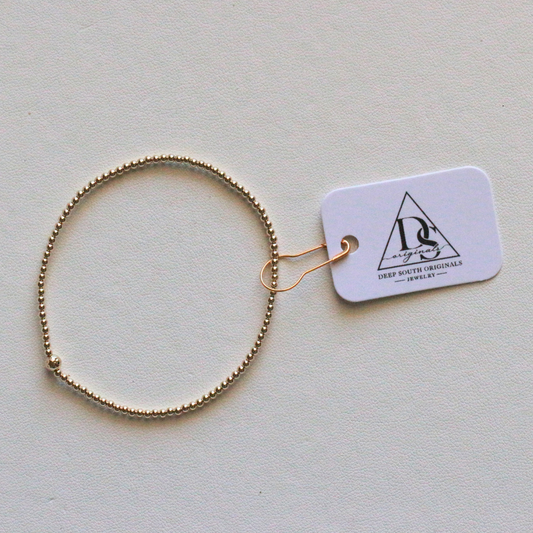 Maggie Bracelet - Gold Filled Beaded Bracelet - 14k Gold Filled