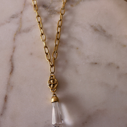 Chandelier Cross Necklace