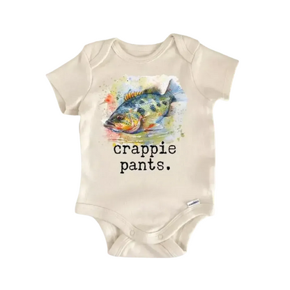 Fishing Crappie Newborn Baby Onesie® Bodysuit GS1