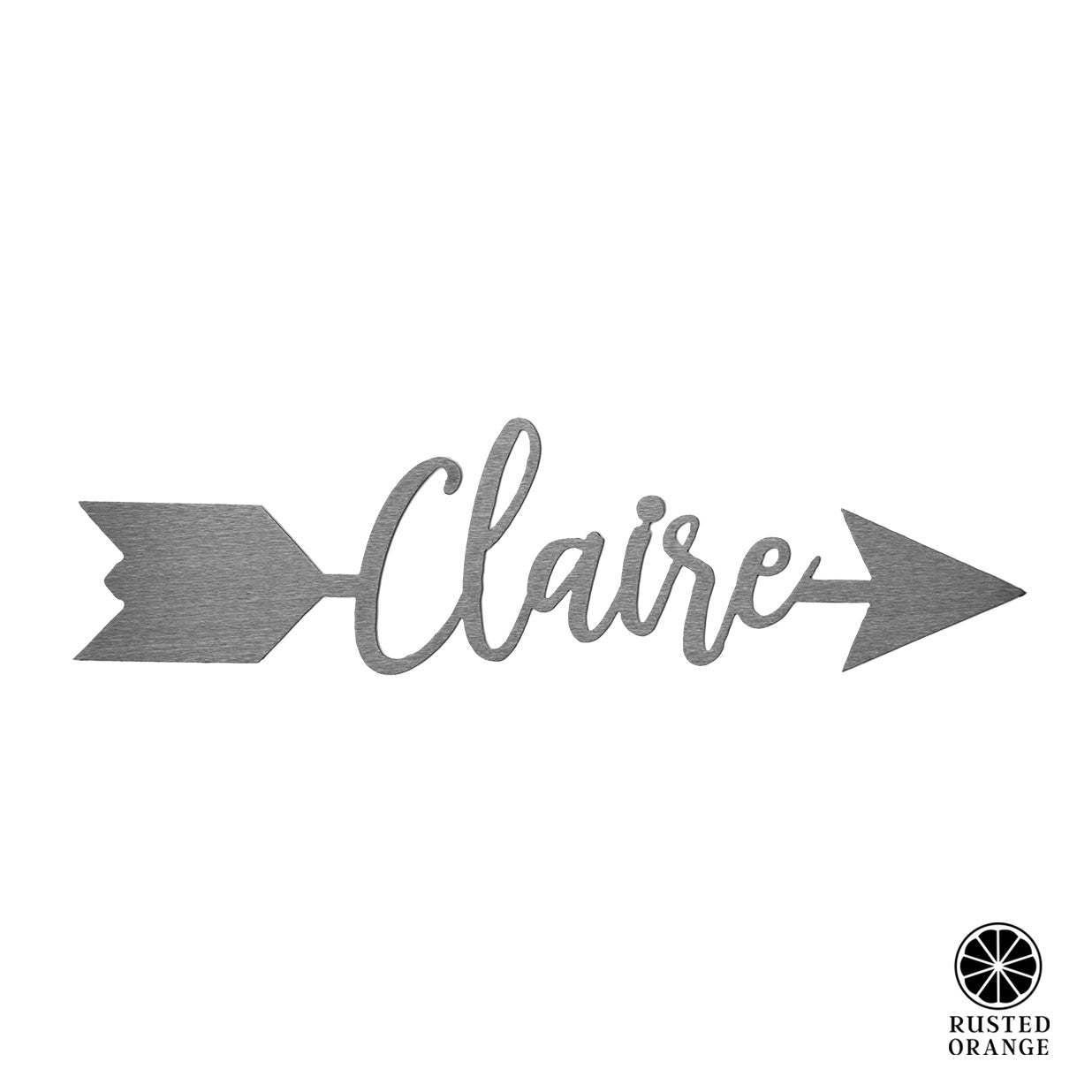 Sweets Arrow - 5 Styles - Personalized Metal Name Sign for Wall Decor