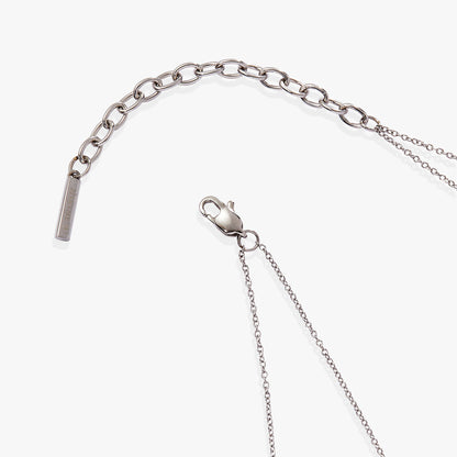 Double-Layer Crystal Necklace