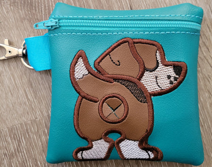 Beagle Poop Bag Pouch - gift for dog lover - Gift for Dog Walker - veterinarian - dog breed - dog groomer - Beagle Butt