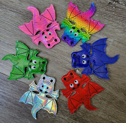 Dragon Finger Puppets, Children's Pretend Play Toys, Gift for Storytellers