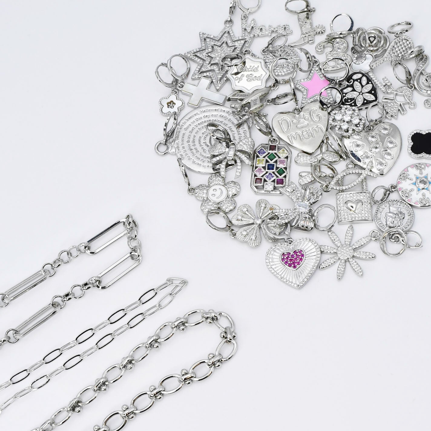 Mystery Charms Kit Silver