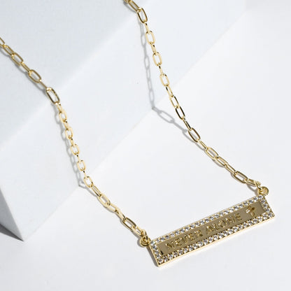 Never Alone Gold Necklace